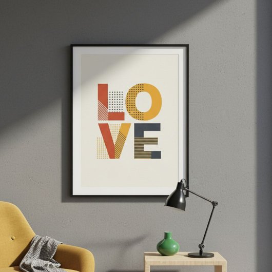LOVE Poster - Inspirational Quote Wall Art | Gift