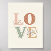 LOVE Poster | Quote Poster | Love Image |  (Voorkant)