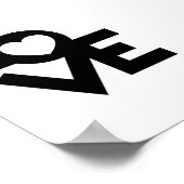 Love Poster – Stilvolle Wanddekoration (Hoek)