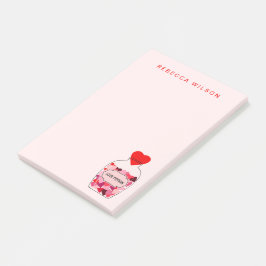 Love Potion Bottle Gepersonaliseerde Valentijn Roz Post-it® Notes