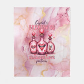 Love Potion Fleece Deken (Voorkant)