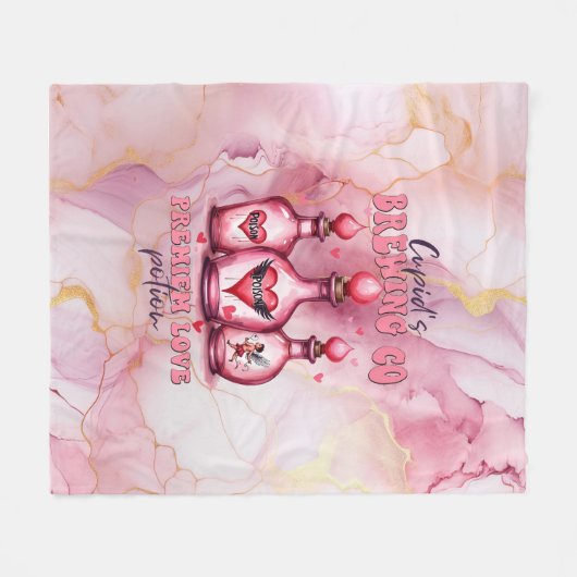 Love Potion Fleece Deken (Voorkant (Horizontaal))