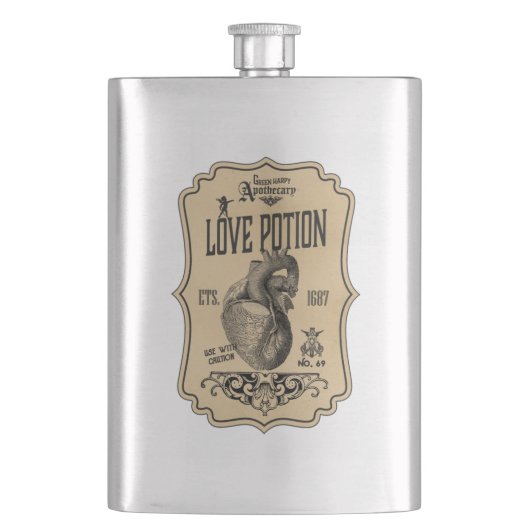 Love Potion Halloween Party  Flacon (Voorkant)