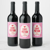 Love Potion Happy Valentijn's Day Wijn Etiket (Flessen)