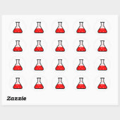 Love Potion (Science) Ronde Sticker (Vel)