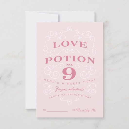 Love Potion Valentijnsdag Card Kaart (Voorkant)