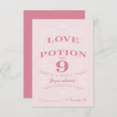 Love Potion Valentijnsdag Card Kaart (Voorkant / Achterkant)