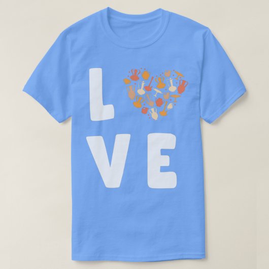 Love Pottery Shirt Heart Gift Women Clay Ceramic A (Design voorkant)