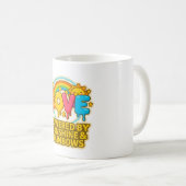 🌞🌈 “Love – Powered by Sunshine & Rainbows” Mug Koffiemok (Voorkant rechts)