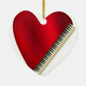 Love Pplay Piano Keramisch Ornament (Voorkant)