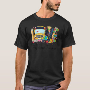 Love Preschool leraar Teach Love Inspire T-shirt