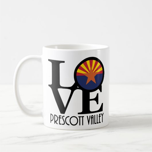 LOVE Prescott Valley 11oz Koffiemok (Links)