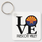 LOVE Prescott Valley Arizona Sleutelhanger (Voorkant)
