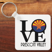 LOVE Prescott Valley Arizona Sleutelhanger (Voorkant)