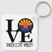 LOVE Prescott Valley Arizona Sleutelhanger (Achterkant)
