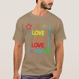 Love Pride Day Peace Day - LGBTQ Pride Mon T-shirt
