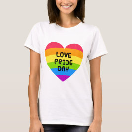 Love Pride Day witte vrouwen T-shirt