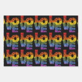 Love Pride Floral Wrapping Paper Sheet Set (Voorkant 2)