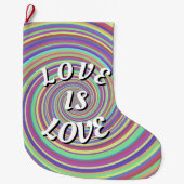 Love Pride Grote Kerstsok (Voorkant)