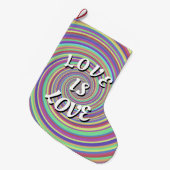 Love Pride Grote Kerstsok (Voorkant (Hangend))