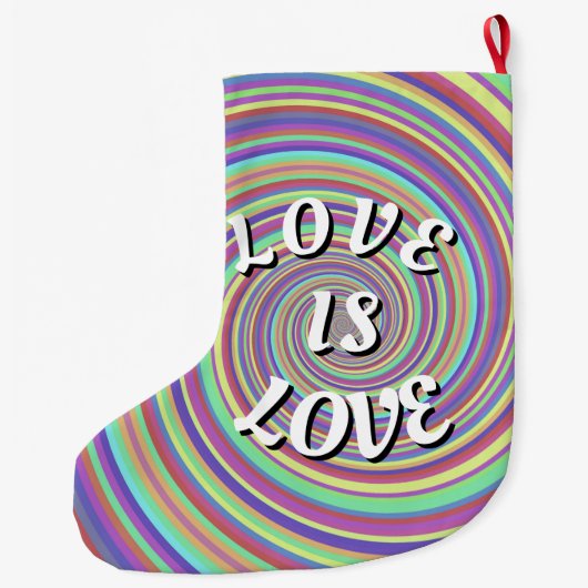 Love Pride Grote Kerstsok (Achterkant)