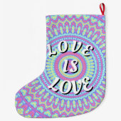 Love Pride Grote Kerstsok (Achterkant)