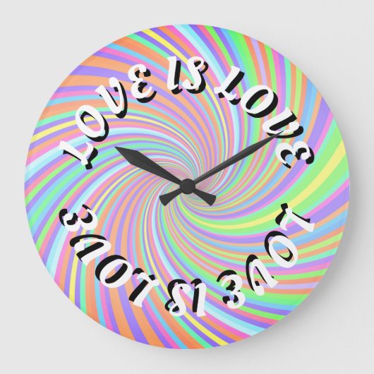 Love Pride Grote Klok (Voorkant)