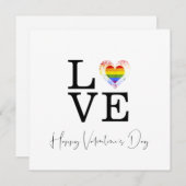 Love Pride Heart Happy Valentine's Day Script (Voorkant / Achterkant)