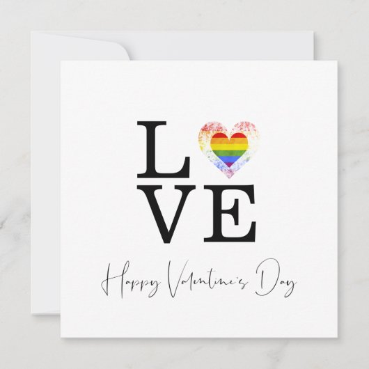 Love Pride Heart Happy Valentine's Day Script (Voorkant)