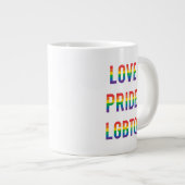 Love Pride LGBTQ Grote Koffiekop (Voorkant rechts)