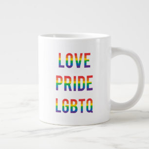 Love Pride LGBTQ Grote Koffiekop