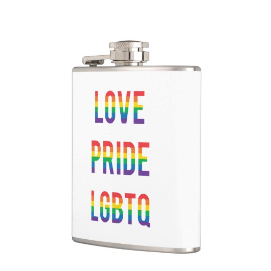 Love Pride LGBTQ Heupfles (Links)