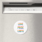 Love Pride LGBTQ Magneet (Insitu (Vaatwasser))