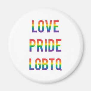 Love Pride LGBTQ Magneet