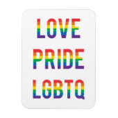 Love Pride LGBTQ Magneet (Verticaal)