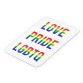 Love Pride LGBTQ Magneet (Linkerzijde)
