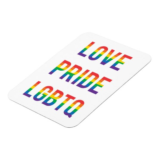 Love Pride LGBTQ Magneet (Linkerzijde)