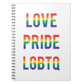 Love Pride LGBTQ Notitieboek (Voorkant)
