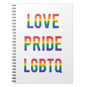 Love Pride LGBTQ Notitieboek