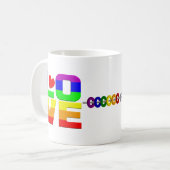 Love Pride-mok Koffiemok (Voorkant links)