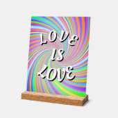 Love Pride Phone Ring Stand Acryl Bord (Hoek)