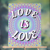 Love Pride Phone Ring Stand Acryl Bord (Neutraal)