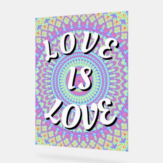 Love Pride Phone Ring Stand Acryl Bord (Hoek)