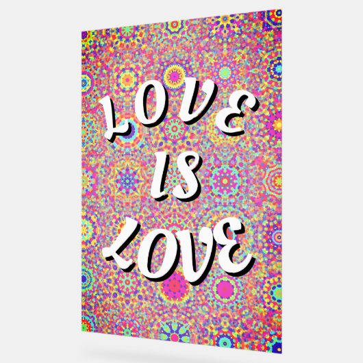 Love Pride Phone Ring Stand Acryl Bord (Hoek)