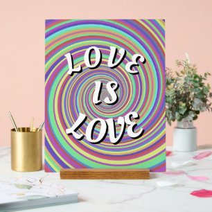 Love Pride Phone Ring Stand Acryl Bord