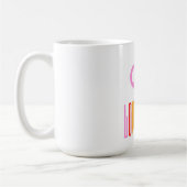 Love Pride Rainbow Flag Text Colorful Koffiemok (Links)