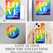 Love Pride Rainbow Ronde Button 5,7 Cm