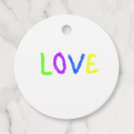 Love Pride regenboog waterverf LGBTQ June Modern Bedankjes Labels