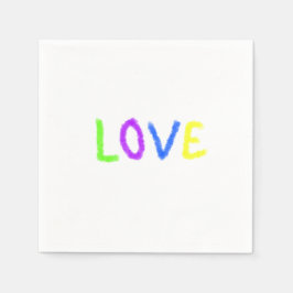 Love Pride regenboog waterverf LGBTQ June Modern Servet
