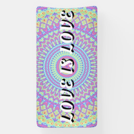 Love Pride Spandoek (Verticaal)